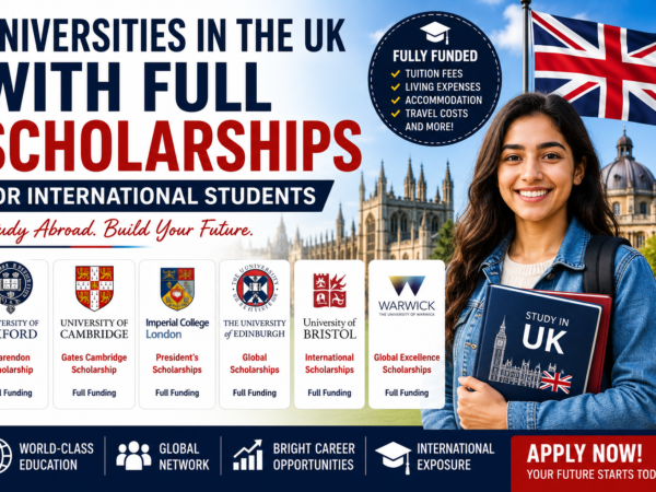 Universities in the UK with Full Scholarships for International Students – Study Abroad
